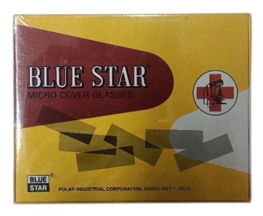 MICRO COVER SILIP COVE GLASS BLUE STAR 22*40 (PACK SIZE 20PCS)