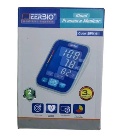 PEERBIO BLOOD PRESSURE MONITOR B.P. METER (PACK SIZE 1PCS)