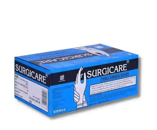 STERILE GLOVES SURGICARE 8