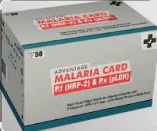 ADVANTAGE MALARIA CARD MAL CARD PF/PV RAPID ANTIGEN TEST KIT MALARIA (PACK SIZE 50TEST)