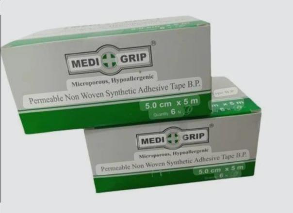 MEDIGRIP MICROPOROUS NON WOVEN SYNTHETIC ADHESIVE TAPE 5.0CM*5M -2