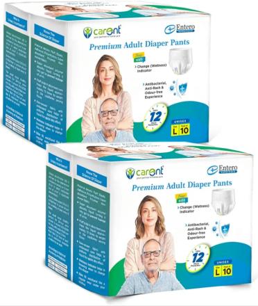 CARENT PREMIUM ADULT DIAPER PANTS LARGE                             