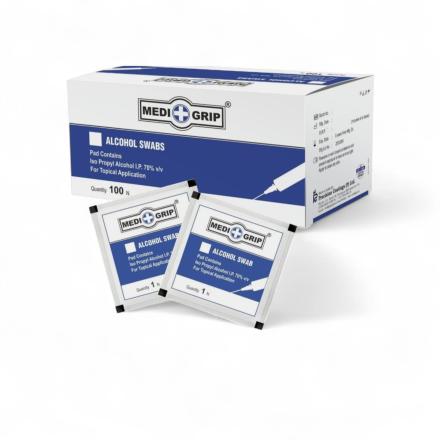 MEDIGRIP STERILE ALCOHOL SWAB 