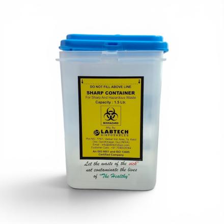 LABTECH DISPOSABLES SHARP CONTAINER 1.5LTR