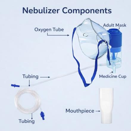 NEBULIZER MASK KIT ADULT