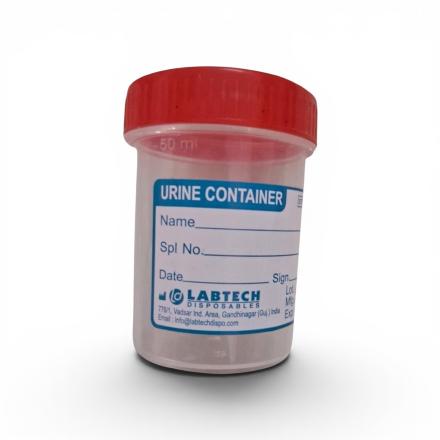 LABTECH STERILE URINE CONTAINER 50ML (PACK SIZE-100PCS)