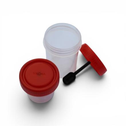 LABTECH NON STERILE URINE STOOL CONTAINER 30ML (PACK SIZE-100PCS)