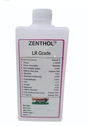 ZENTHOL ABSOLUTE ETHANOL REAGENT 500ML