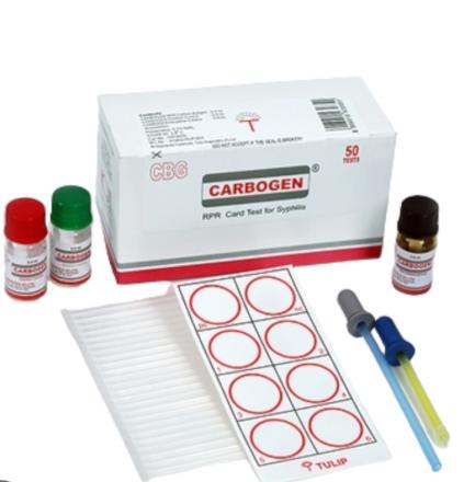 CARBOGEN RPR CARD TEST FOR SYPHILIS (PACK SIZE-50TEST)