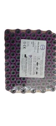 XINLE EVAC - ACCUVET VACCUM BLOOD COLLECTION TUBE K3 3ML PLASTIC PACK SIZE (100TEST)