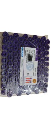MICROTAINER EDTA K3 1ML MICRO TUBE NON VACCUM BLOOD COLLECTION TUBES PEDIATRIC VIAL PACK SIZE (100PCS)