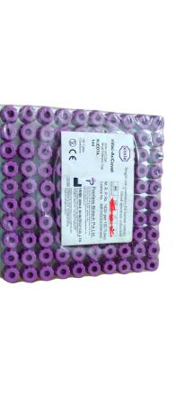 MICROTAINER NON VACUUM- ACCUVET BLOOD COLLECTIO TUBE EDTA K3 1ML MICRO TUBE NON VACCUM BLOOD COLLECTION TUBES PEDIATRIC VIAL PACK SIZE (100PCS)