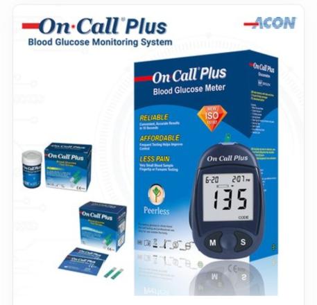 ACON ON CALL PLUS BLOOD GLUCOSE METER SYSTEM PACK SIZE (1BOX)