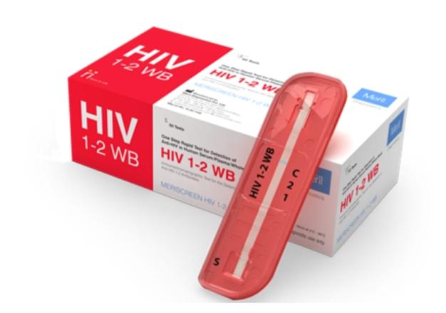 ONE STEP RAPID TEST FOR MERISCREEN HIV 1-2 WB PACK SIZE (50TEST)