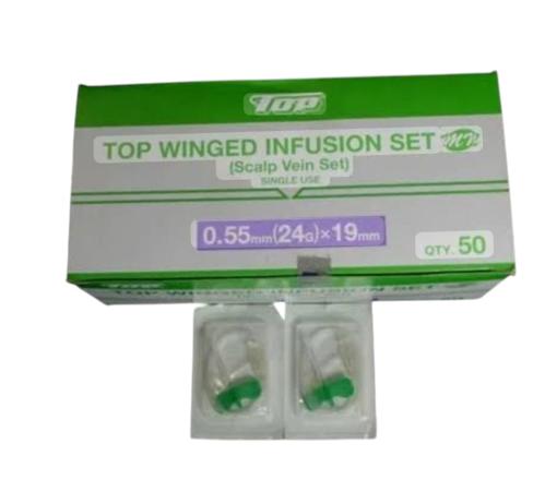 TOP WINGED INFUSION SET SCALP VEIN SET 24G PACK SIZE 50TEST 